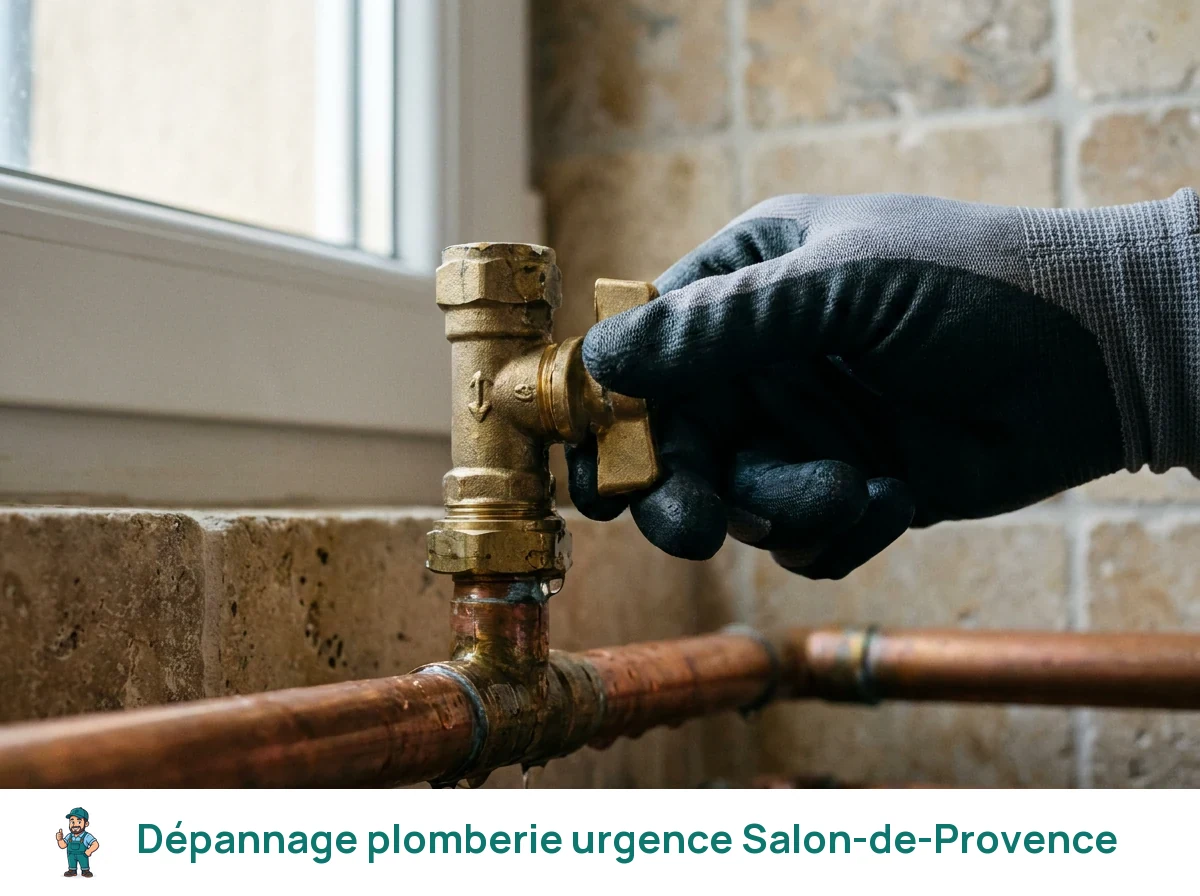 Dépannage plomberie urgence à Salon-de-Provence