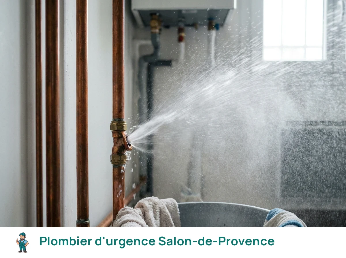 Plombier d'urgence à Salon-de-Provence