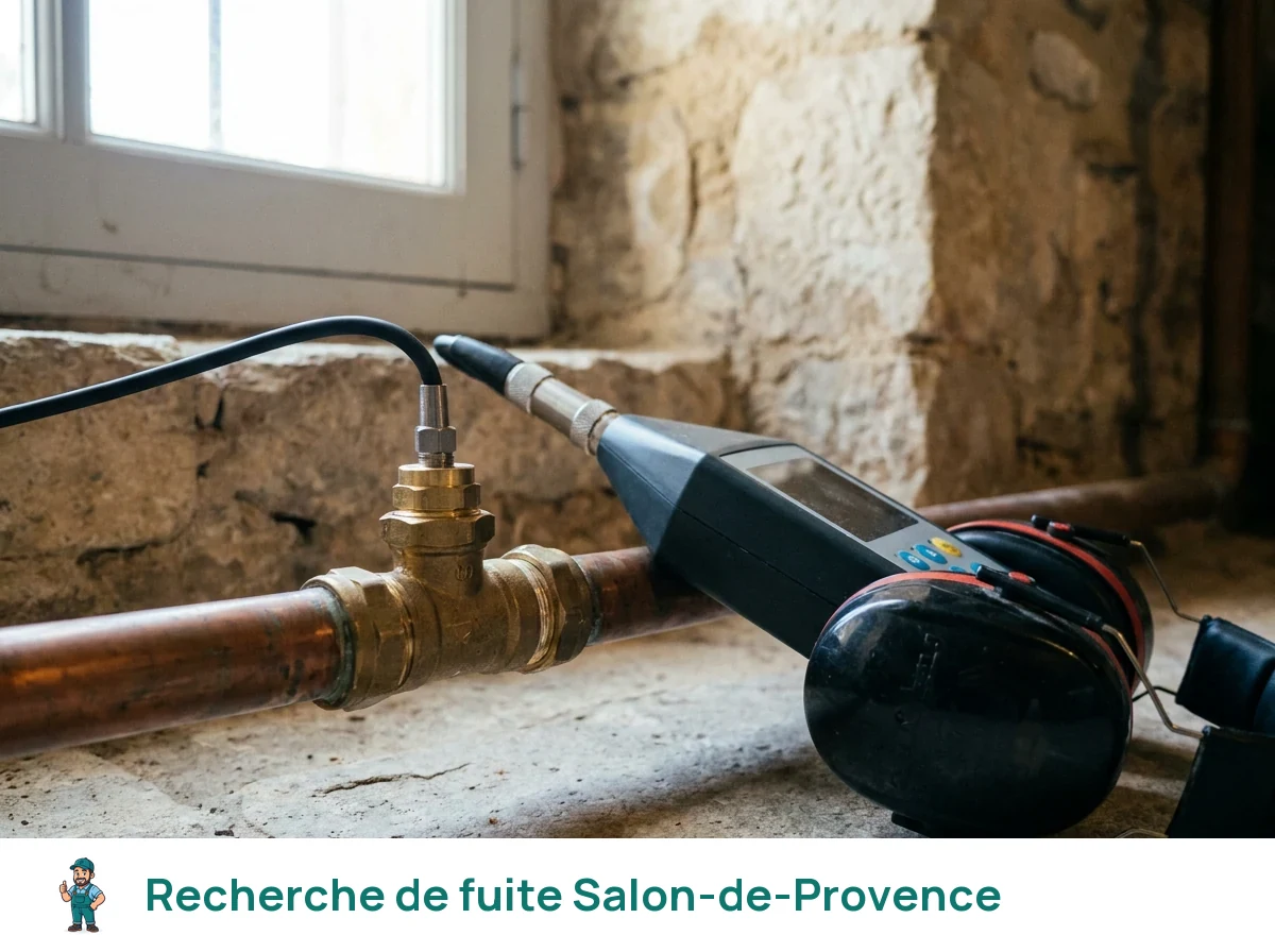 Recherche de fuite à Salon-de-Provence