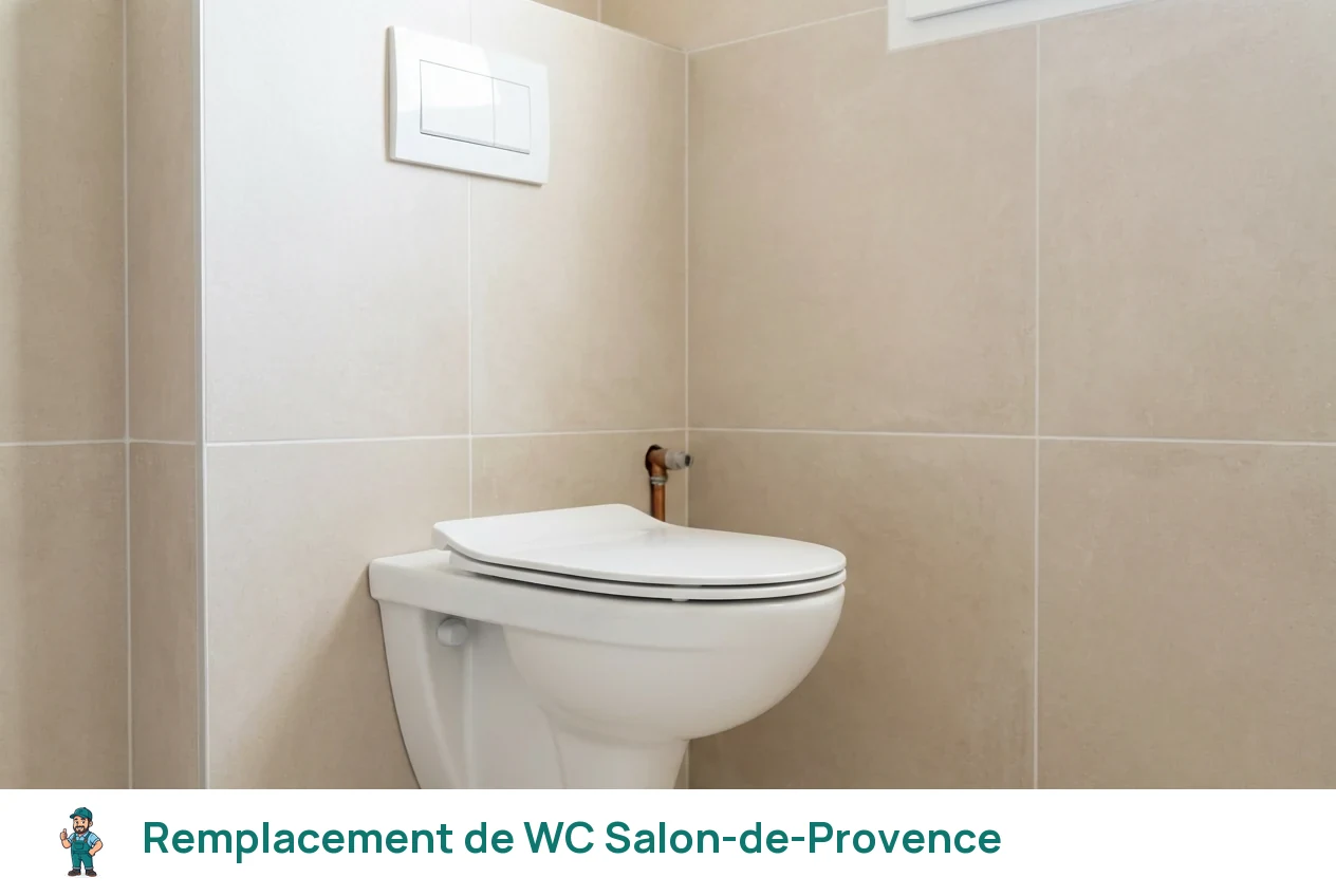Remplacement de WC à Salon-de-Provence