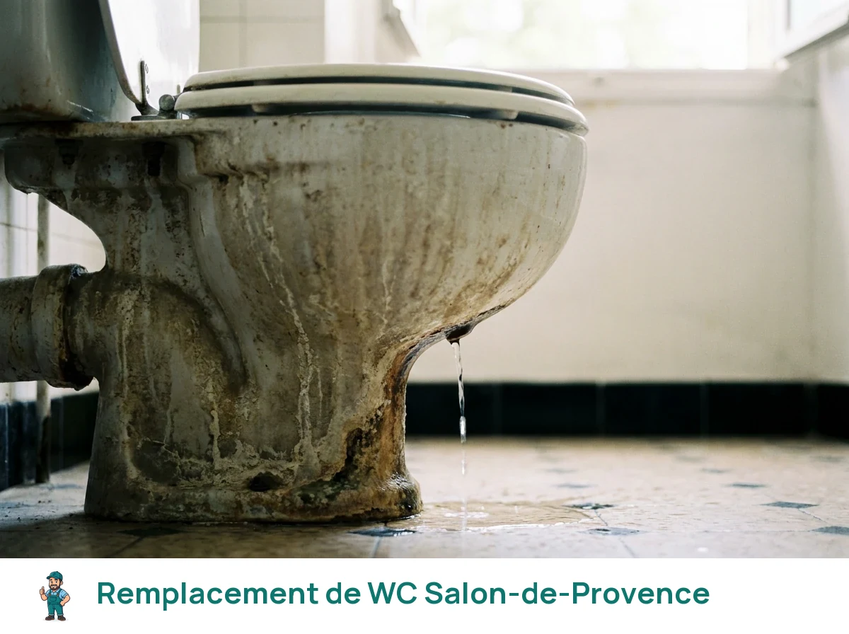 Remplacement de WC à Salon-de-Provence