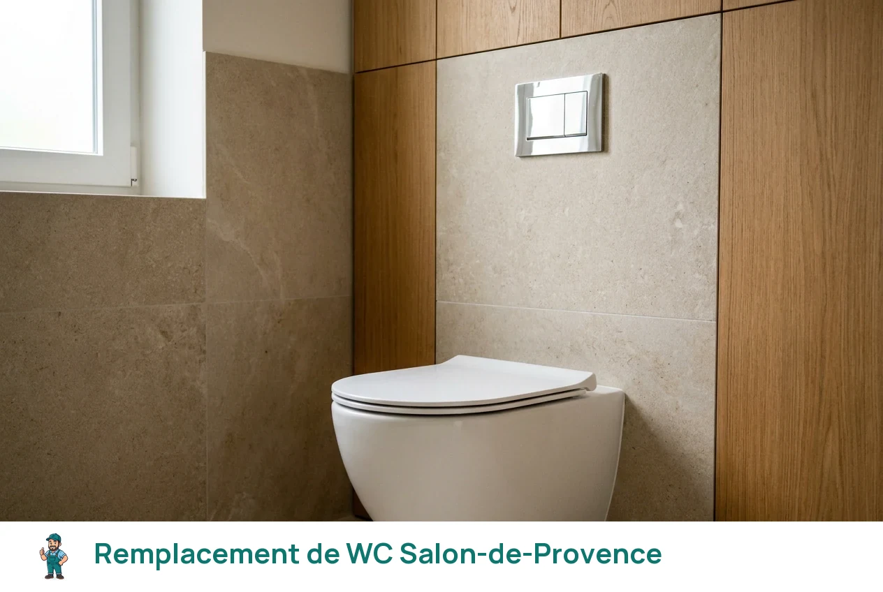 Remplacement de WC à Salon-de-Provence