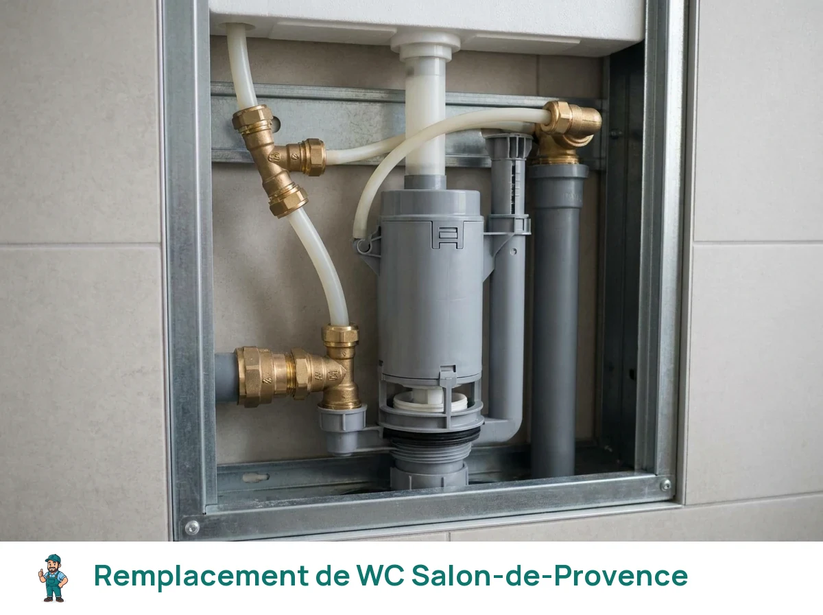Remplacement de WC à Salon-de-Provence