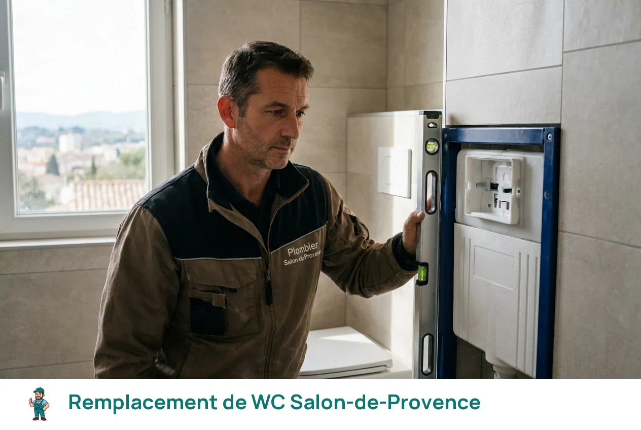 Remplacement de WC à Salon-de-Provence